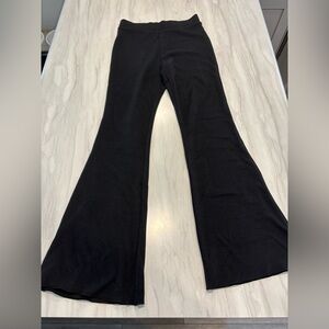 La Hearts Black Flared Pants